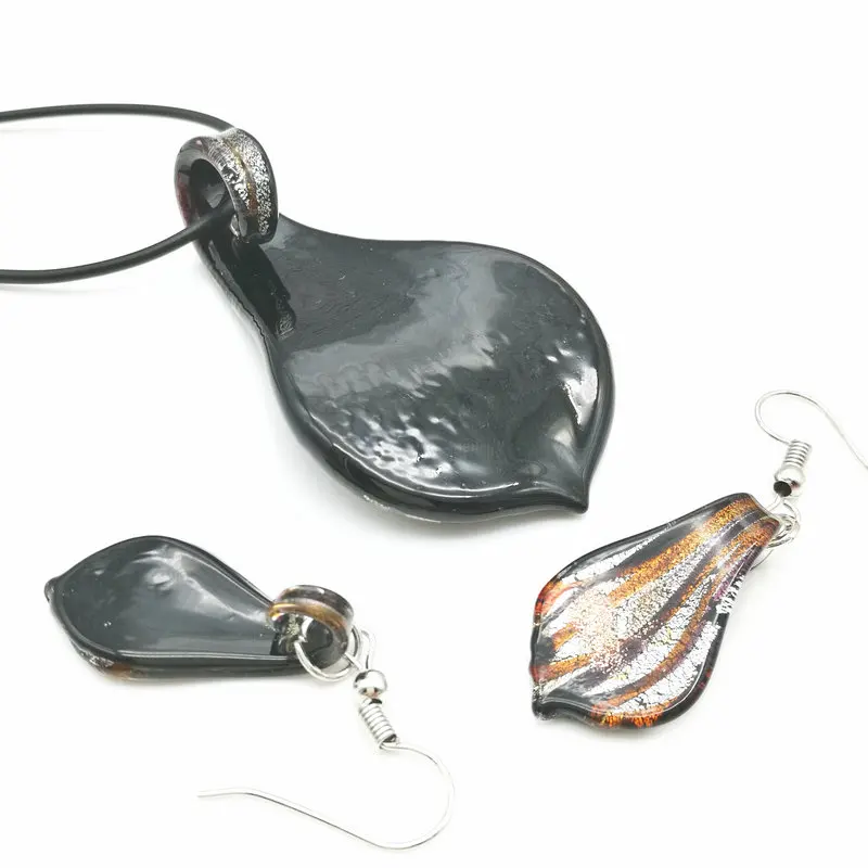 Ожерелье и серьги из муранского стекла 3 комплекта | Украшения аксессуары