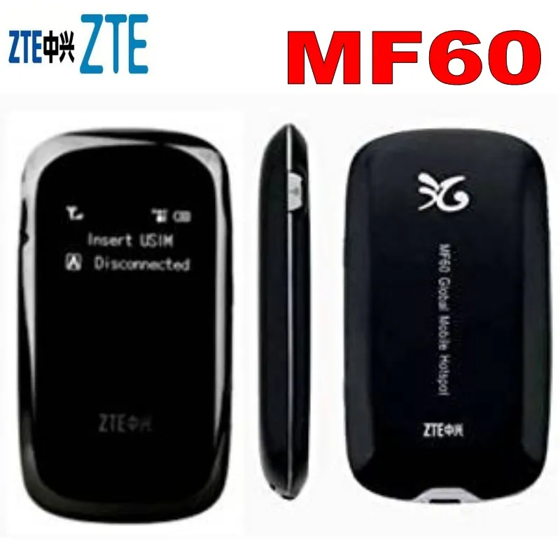 Разблокированный карманный беспроводной Wi Fi роутер ZTE MF60 3G|3G модемы| |