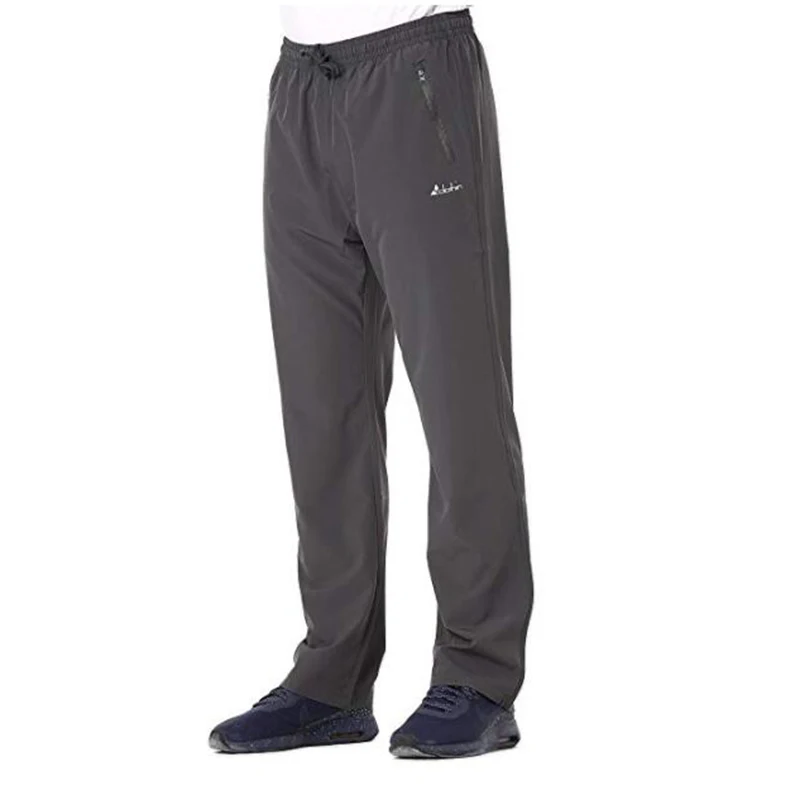 GREY (US SIZE) Мужские быстросохнущие легкие брюки эластичный пояс удобные спортивные штаны CP13209M@ обычный и американский размер - Цвет: GREY (US SIZE)