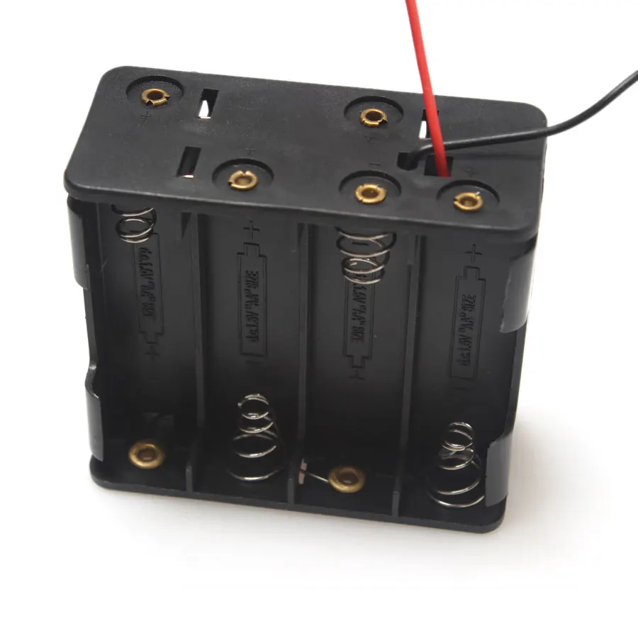 Держатель для батарей 100 шт. 12 В 8 * AA внешних аккумуляторов|battery holder 12v|aa holderbattery |