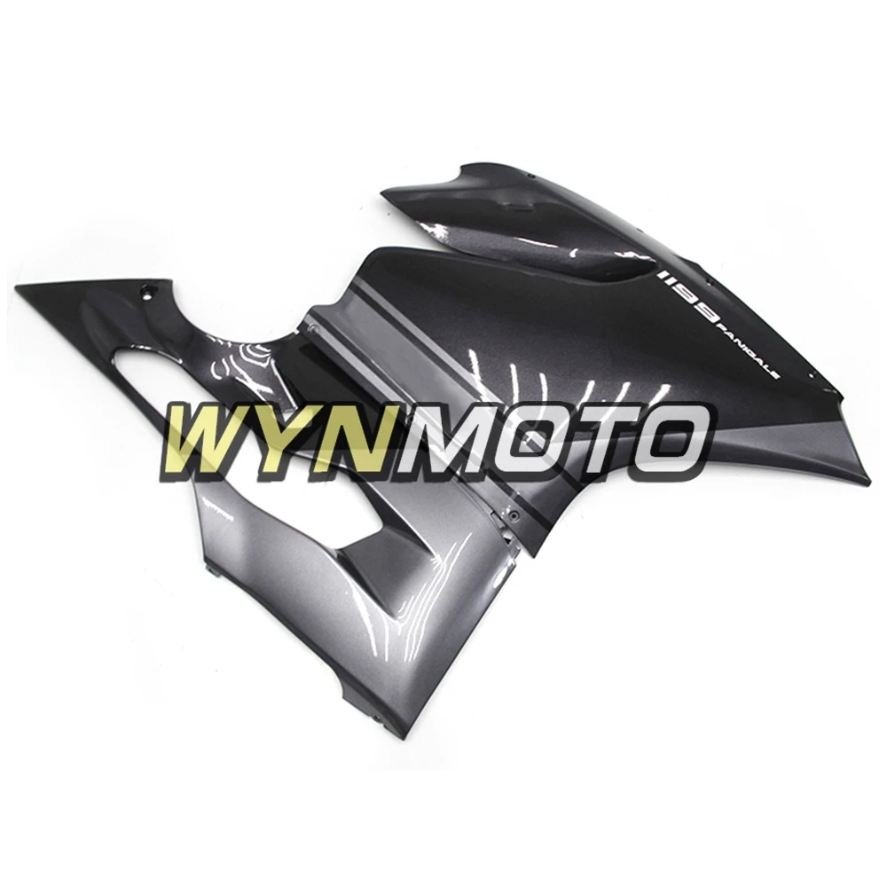 Серебристо-серый выполните Обтекатели для Ducati 1199 899 год 2012 2013 ABS мотоциклов Полный