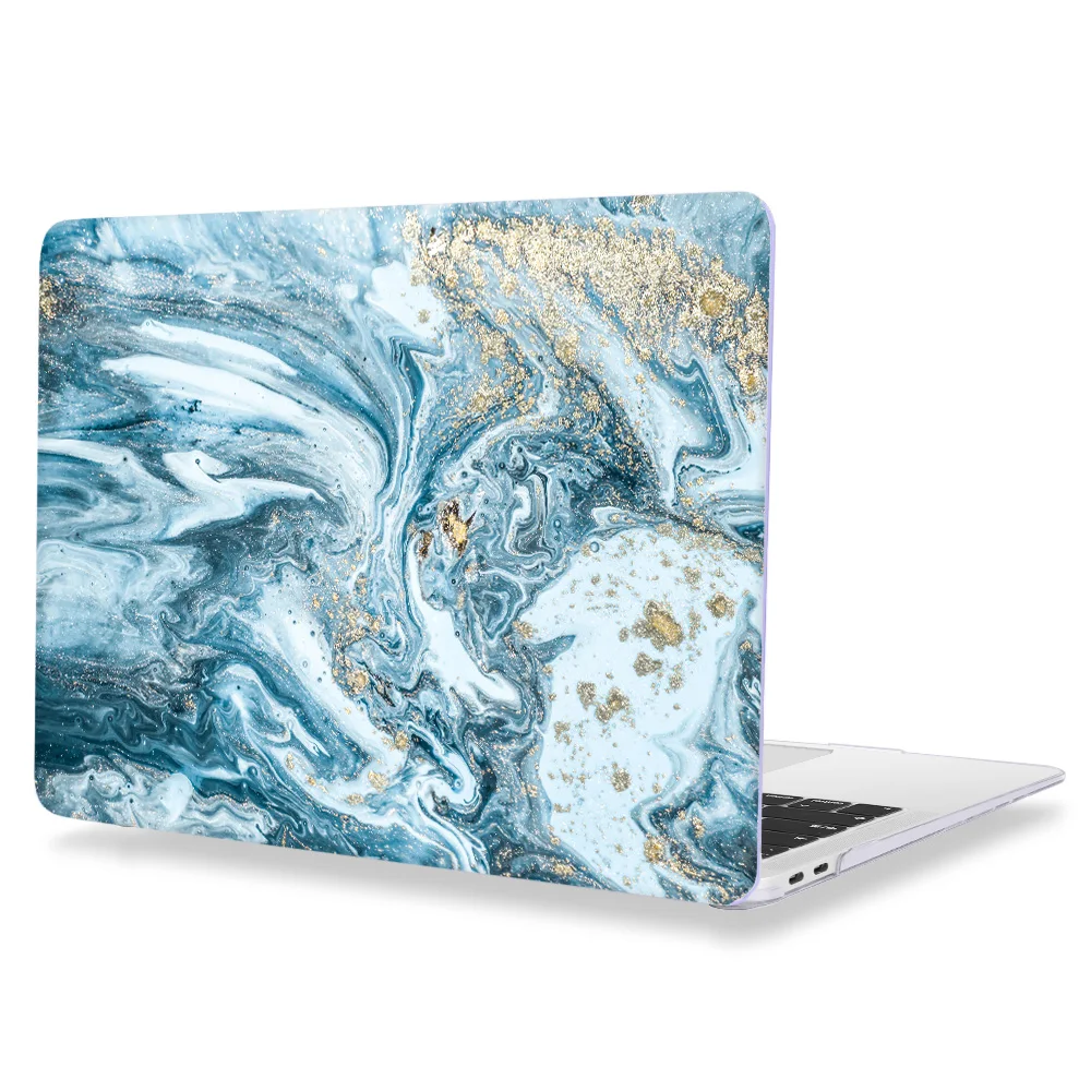 Z273 Чехол для ноутбука Apple MacBook Air 11 13 Pro retina 12 13 15 для Mac book Pro 13,3 15,4 Touch bar мраморный пластиковый жесткий чехол - Цвет: Z273