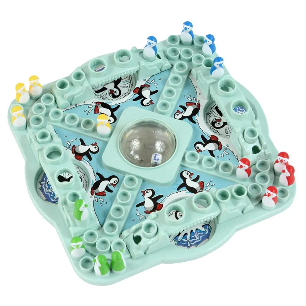 

1 Set Penguin Game Toy Dice Desktop Competition Funny Educational Children Kids Gift NSV775
