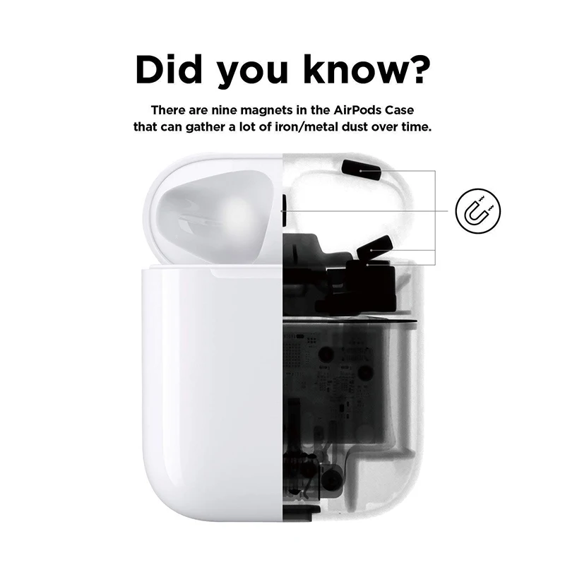 Ультратонкая защита для кожи AirPods металлическая пленка железные стикеры стружка