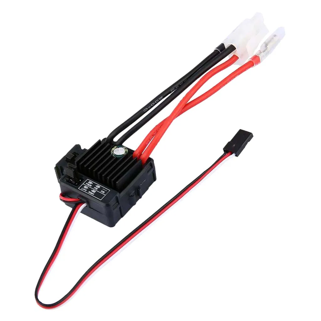 Водонепроницаемый щеткой 60A ESC для 1/10 весы RC автомобилей Рок Гусеничный Монстр