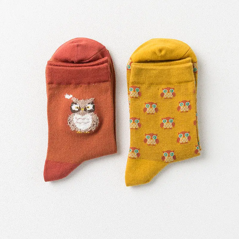 Брендовые карамеллы кавайные носки с изображением животных фруктов Милые