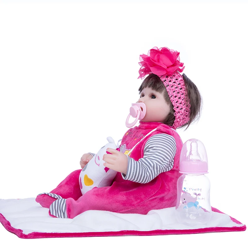 Принцесса Анна 18in прекрасная кукла reborn младенцев силиконовые baby куклы