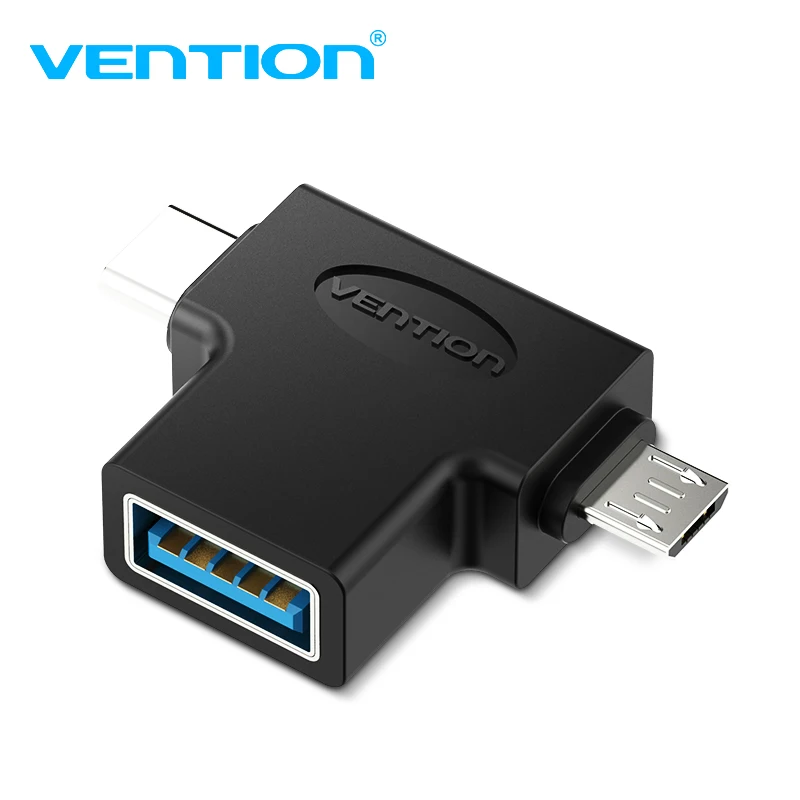 Vention Type C USB адаптер 3 0 OTG кабель 2 в 1 Micro конвертер для Xiaomi One Plus Nexus 6P | Мобильные