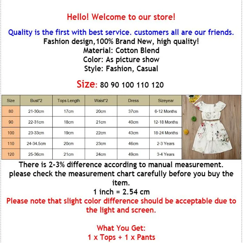 Summer Boho Kids Baby Girls Clothing Floral Outfits Off Shoulder Crop Tops Shorts Skirts 2Pcs Child Girl Flowers 0-4Y | Детская одежда