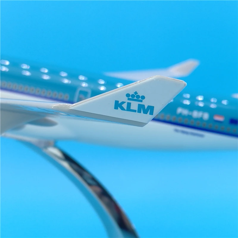 Модель самолета преной 47 см KLM b747 Нидерланды авиалинии модель воздуховода