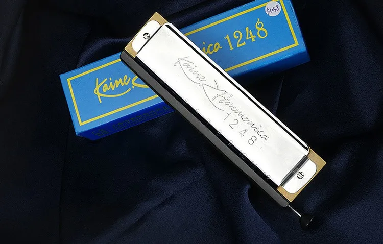 12 отверстий губная гармоника хроматический C Ключ Серебряный рот орган профессиональный духовой музыкальный инструмент Gaita Jazz Instrumento musicais арфа