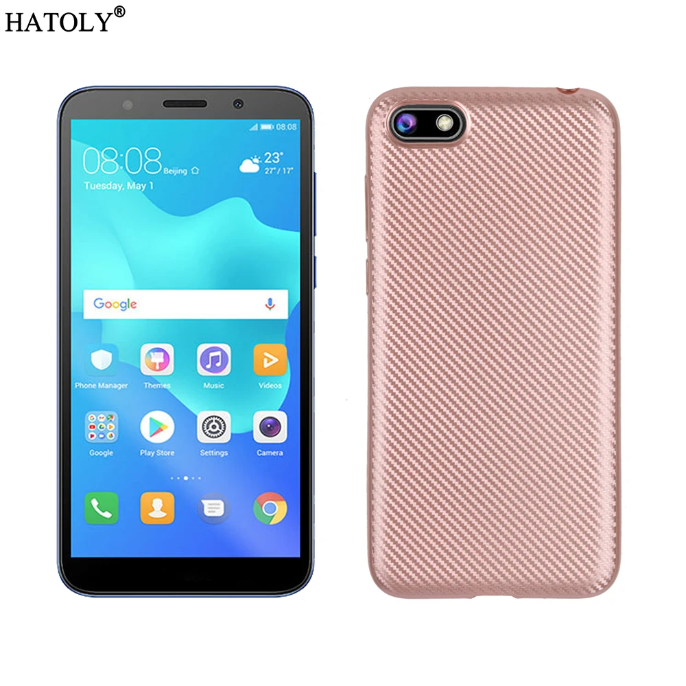 For Huawei Y5 Prime 2018 Case TPU Rubber Armor Shell Protective Phone Cover | Мобильные телефоны и аксессуары