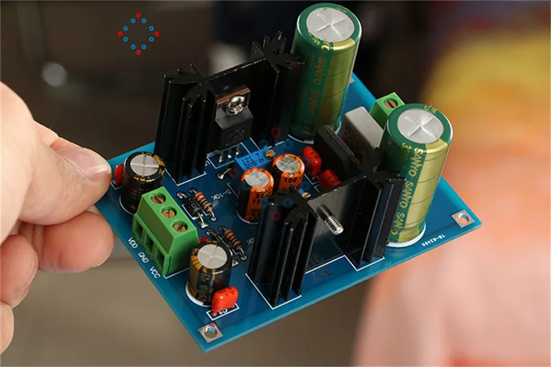 Модуль питания LM317 LM337 с регулируемой фильтрацией регулятор напряжения