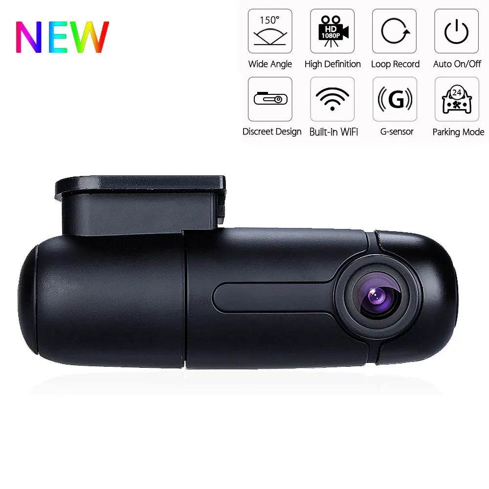 Blueskysea b1w видеорегистратор Wifi Автомобильный Full HD 1080 P 360 градусов мини накопитель