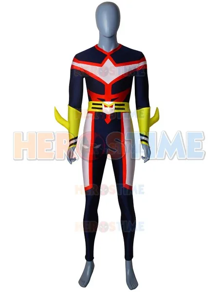 Все возможно Косплэй костюм спандекс MHA мой герой боди BNHA Boku без Toshinori Yagi антенна fm