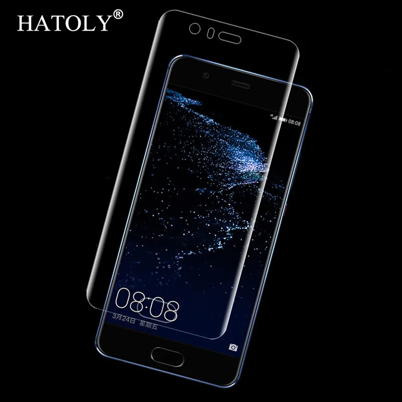 2 шт стекло для Huawei P10 Закаленное протектор экрана ультра тонкий полный клей