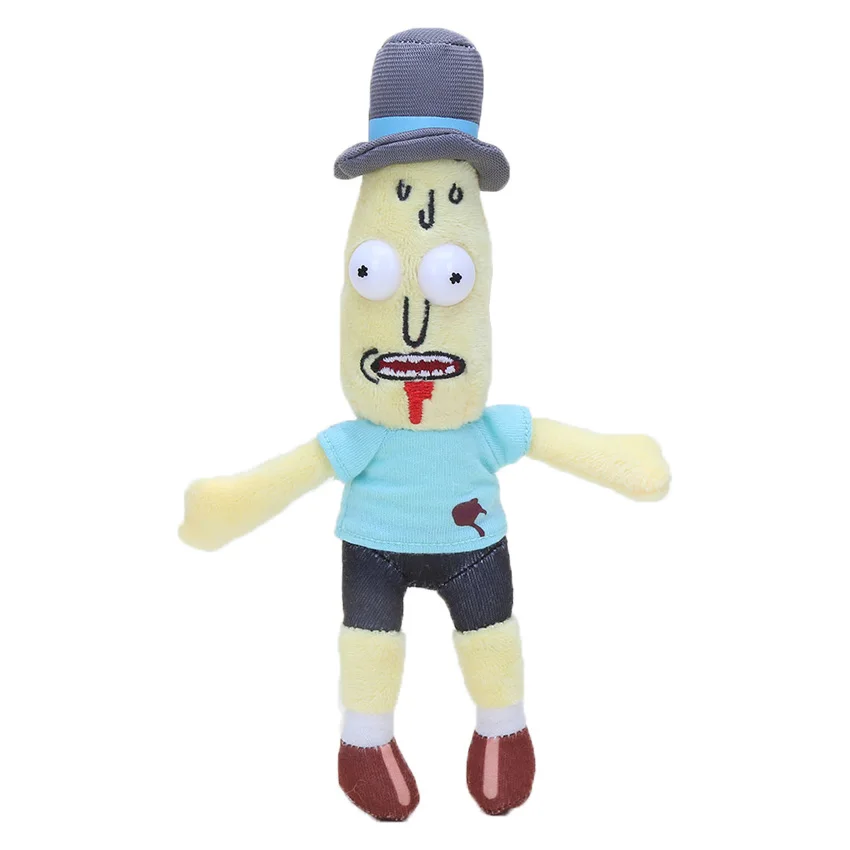 Mr Poopybutthole Взрослые плавать сезона Рика и Морти 3 американских мультфильмов маринованные Рик Санчез Морти Смит Mr poopybutte плюшевые куклы игрушки - Цвет: Mr Poopybutthole