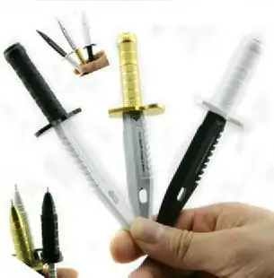 2 шт. шариковая ручка милые забавные ручки новинка нож Стиль Шариковая Pongid