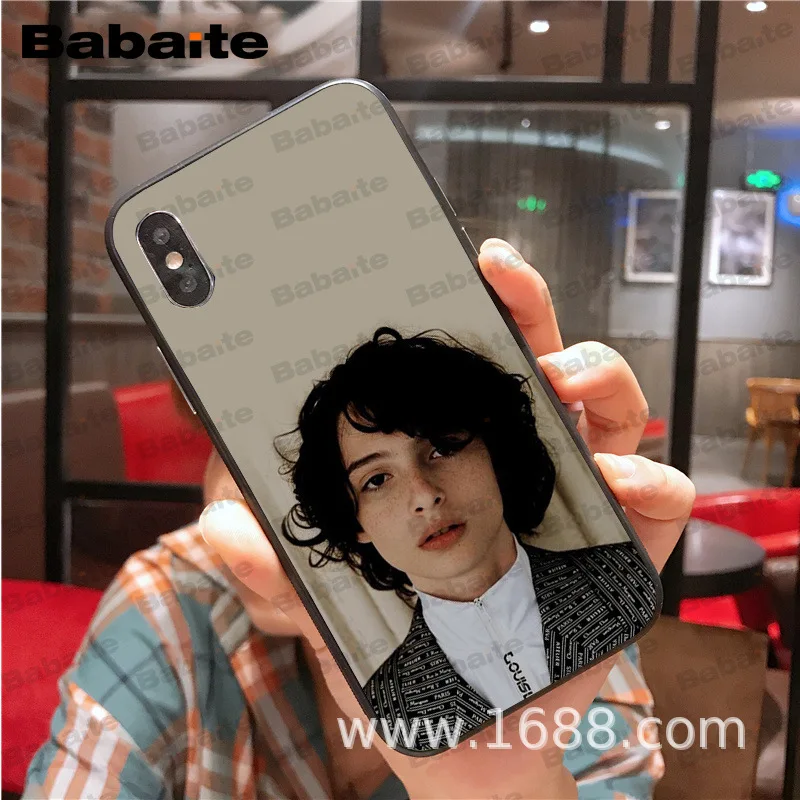 Чехол для телефона Finn Wolfhard Stranger Things мягкий чехол iphone X XS MAX 8 7 6S Plus SE XR Babaite|Бамперы| |