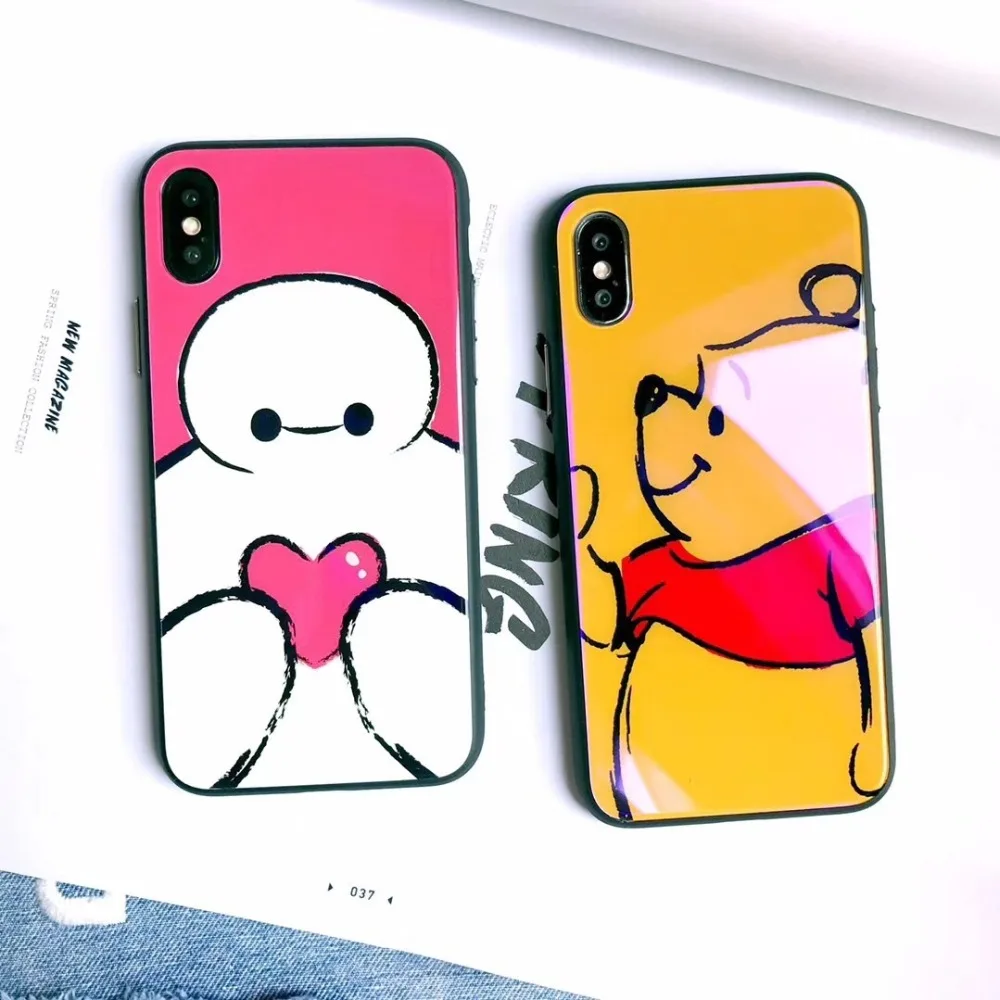 Горячий милый мультфильм Винни медвежонок пух Телефон чехол для iPhone 7 8 6 6s Plus X