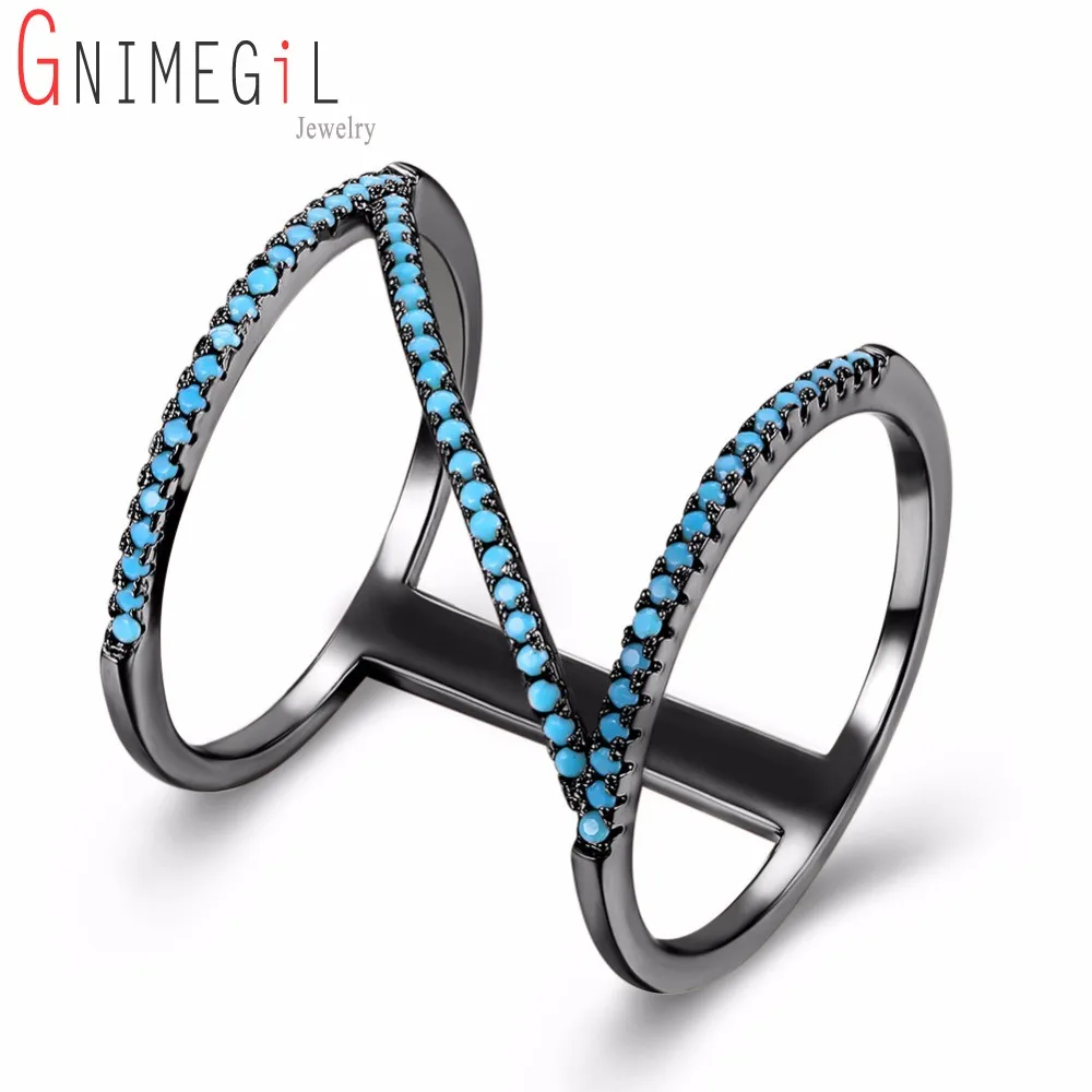 Новое кольцо с надписью Z розовое золото/черный цвет 2 круга большие круглые