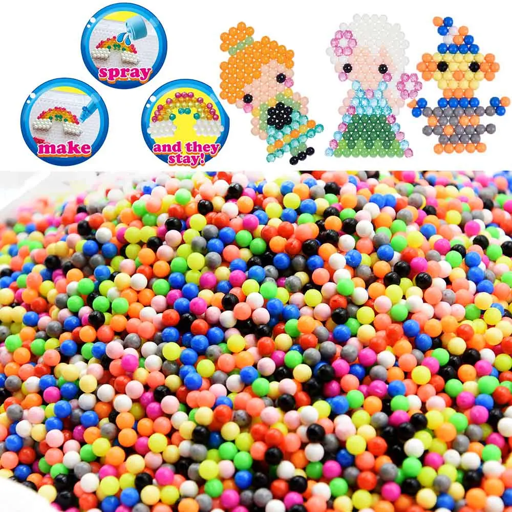Перлен бусина заправка пакеты Хама бусины игрушки липкие Perler бусины Pegboard головоломки воды Beadbond 24 цвета beados