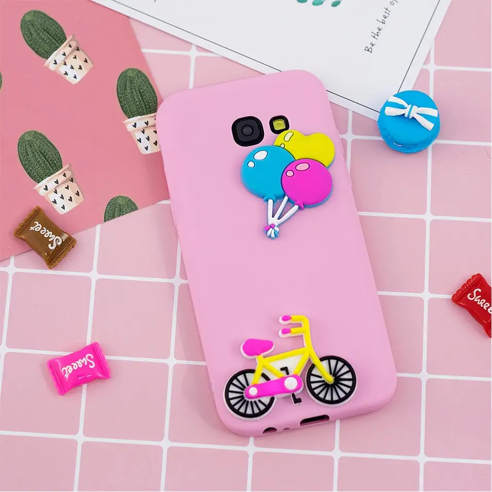 Silicone phone For Samsung A8 A6 Phone Case Plus A3 A5 A7 2017 Funda Drop-proof Back Covers |