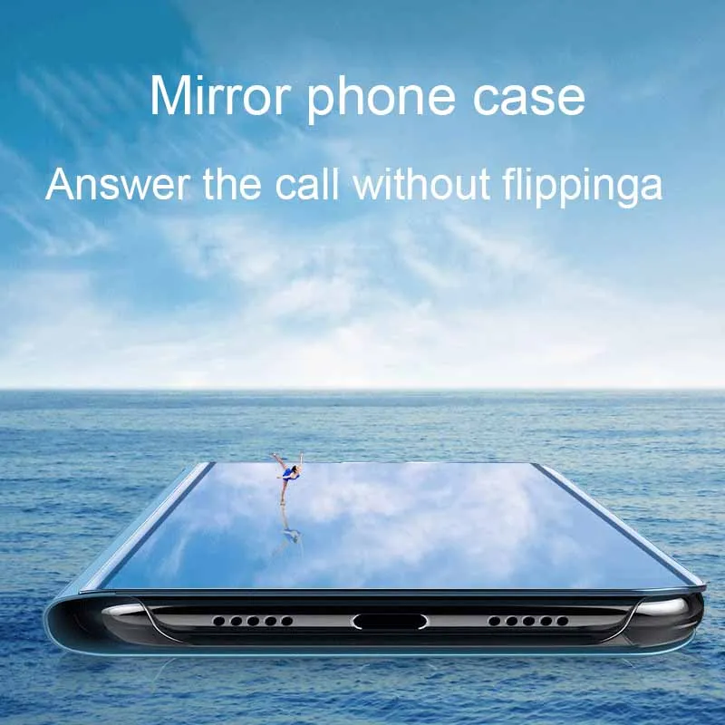 Кожаный чехол с откидной крышкой для мобильного телефона Huawei p20 p20pro p20lite умный