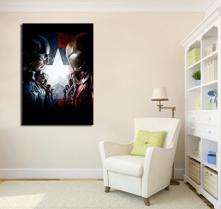 HD Печать на холсте Marvel персонализированные фильмы плакаты Декоративные