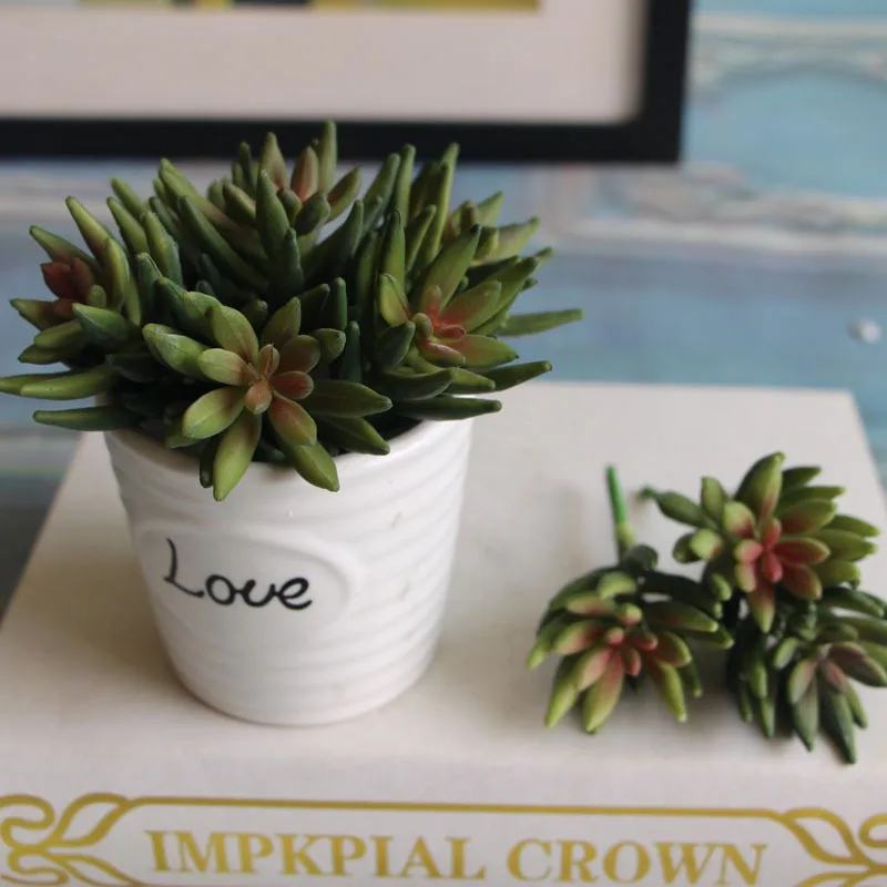 2 шт./компл. Искусственные суккуленты Мини Осьминог коготь растения Трава пустыня