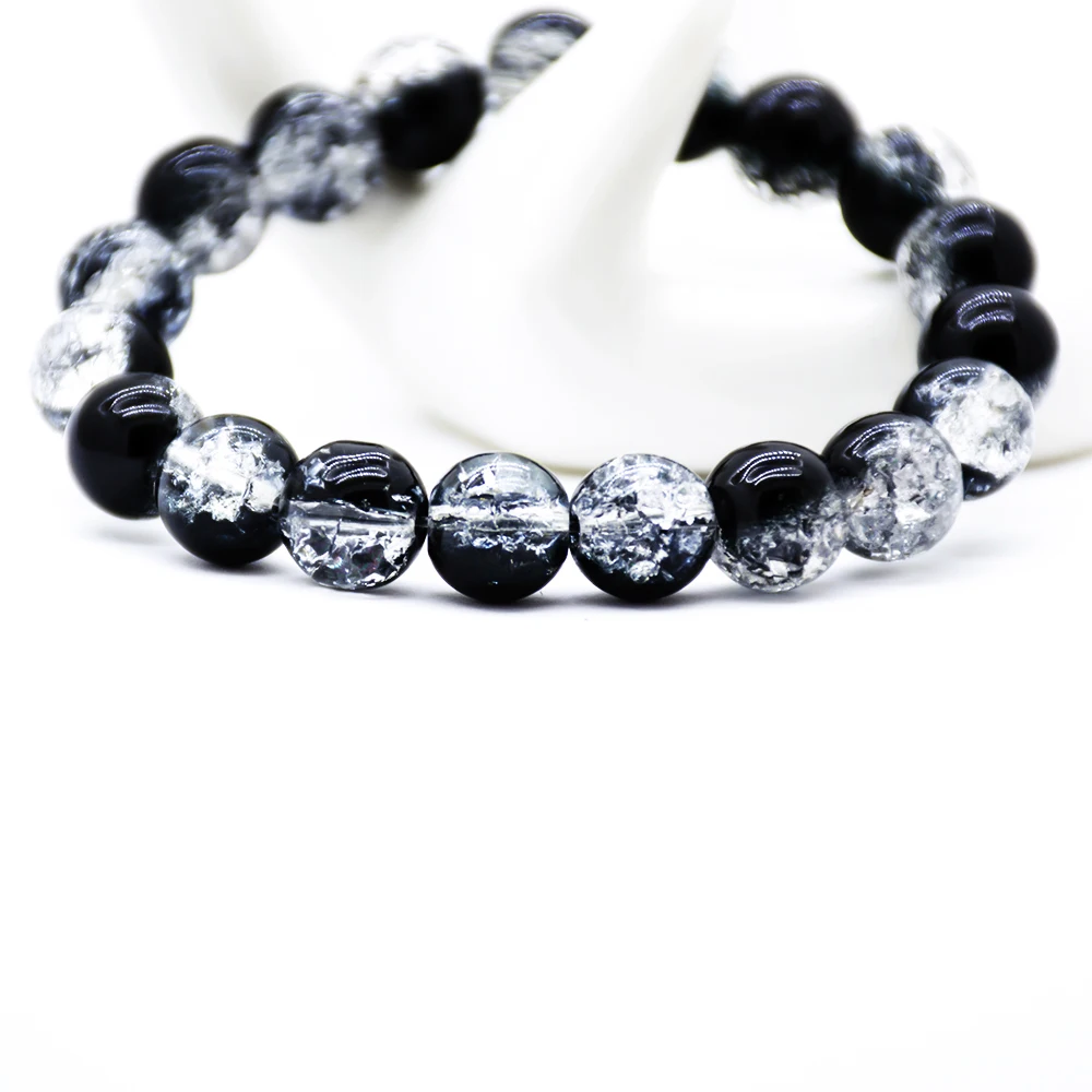 2019 Мода Jewelry передачи удачи фиолетовый браслет чакра Йога шарики Кристалл 8 мм