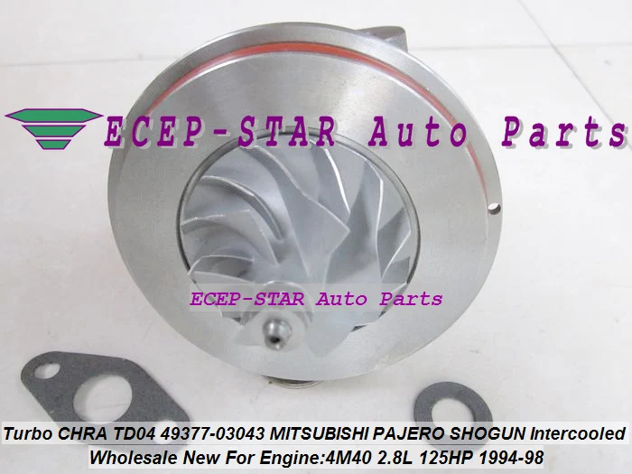 Турбокартридж CHRA TD04 49377 03043 03041 ME201636 Турбокомпрессор Для Misubishi PAJERO Shogun Intercool 94 4M40 4M40T