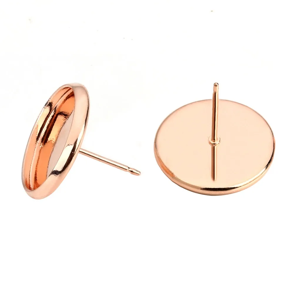 20 шт. стеклянные кабошоны для сережек 8/10/12/14/18/20 мм|jewelry findings|stud earring baseglass cabochon |