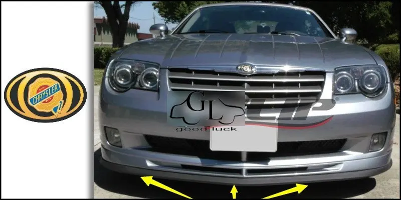 Бампер для губ Chrysler Lancia Voyager 2008 ~ 2015 передний спойлер юбка настройки TopGea комплект