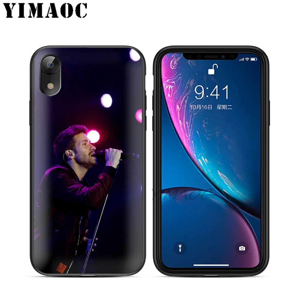YIMAOC Pablo Alboran Singer Soft TPU Black Silicone Case for iPhone X or 10 8 7 6 6S Plus 5 5S SE Xr Xs Max |