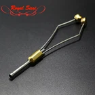 Стандартный держатель катушки для вязания мушек RoyalSissi с тяжелыми пулеобразными головками, с керамическим наконечником, прочные инструменты для вязания мушек из высокоуглеродистой стали