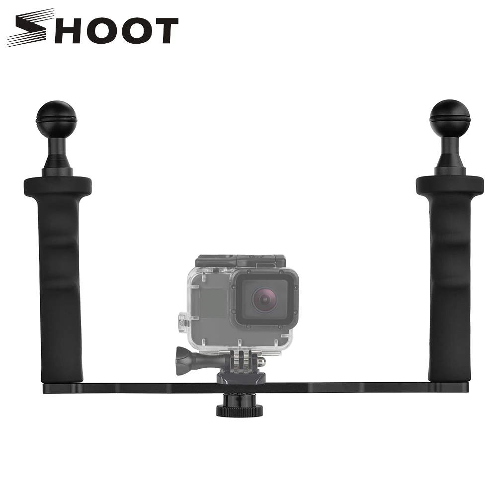 Ручной Стабилизатор SHOOT DIY для GoPro Hero 7 6 5 4 3 + SJCAM SJ4000 SJ7 Xiaomi Yi 4K стабилизатор Nikon DSLR