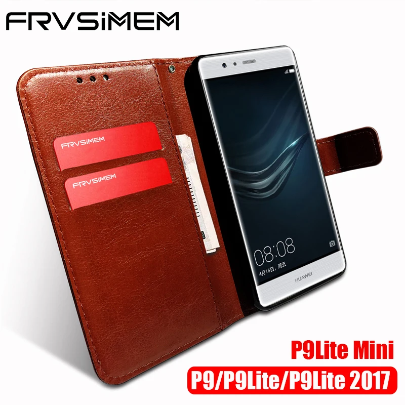 Чехол для Huawei P9/P9 Lite/P9 Lite 2017/P9lite мини флип чехол кошелек Подставка кожа + мягкие ТПУ