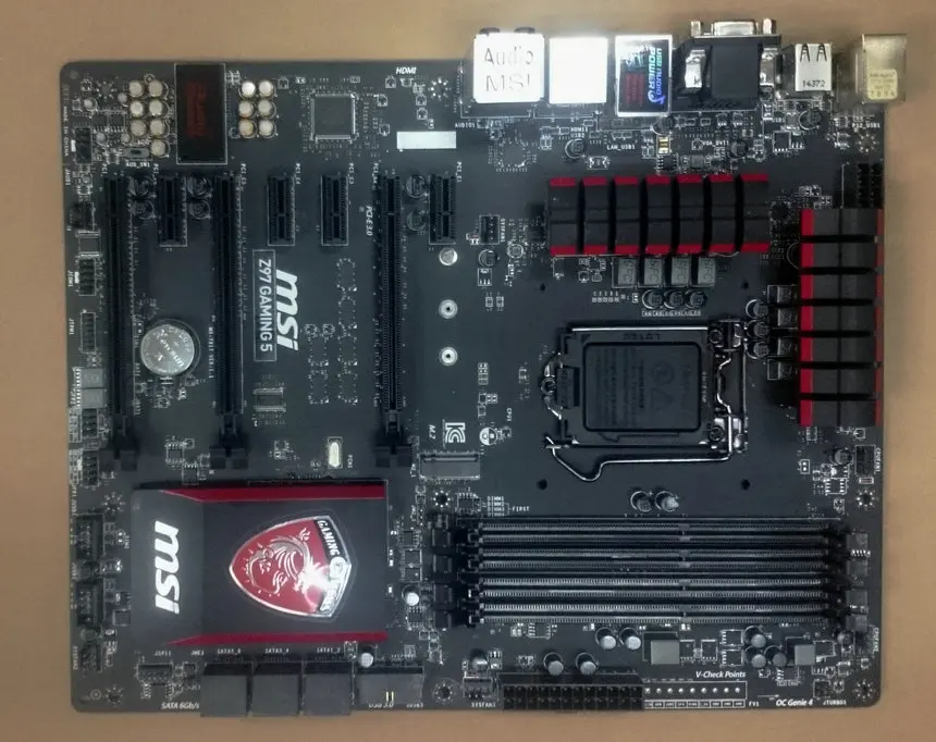 Bestellen Original Motherboard Für MSI Z97 GAMING 5 LGA 1150 DDR3 HDMI VGA DVI USB3.0 32 GB Z97 Desktop Motherboard Freies Verschiffen