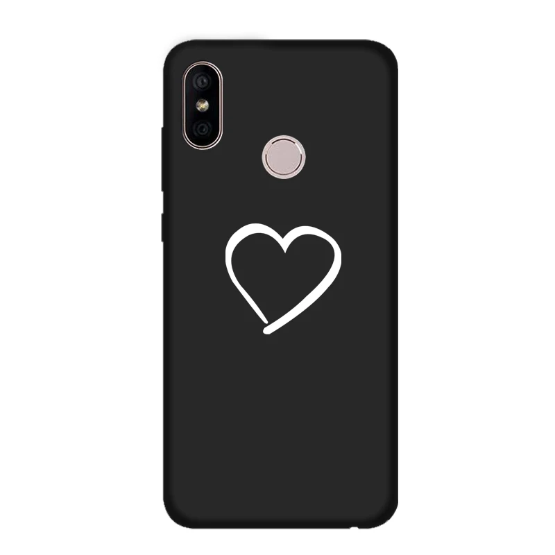 Love 1 black case Силиконовый чехол для спортивной камеры Xiao mi Red mi note 7 для девочек от 5 до 8 лет note 6 Pro 8A 7A 6A 5A 4A S2 K20 милый чехол для Xiaomi mi 9 Honor 8 lite A3 A2 A1 5X 6X - Цвет: Love 1 black case
