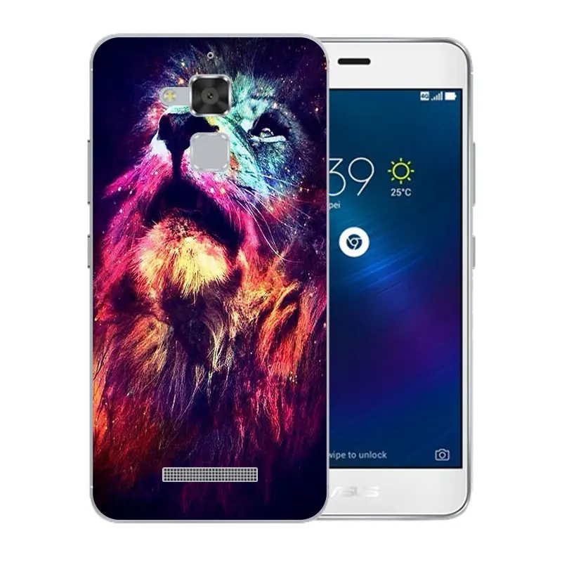 High Quality 5.2 inch for ASUS Zenfone 3 Max ZC520TL Horse Pattern Soft Silicone Phone Case For Asus ZC 520TL Coque |