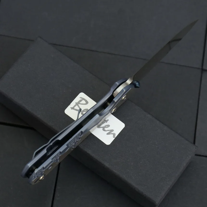 Складной нож BEKETEN small sebenza 21 D2 лезвие с титановым узором ручка для кемпинга охоты