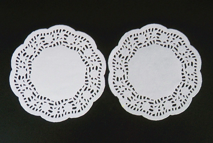 4 5 дюймовая белая кружевная бумажная упаковка для свадебной вечеринки украшения