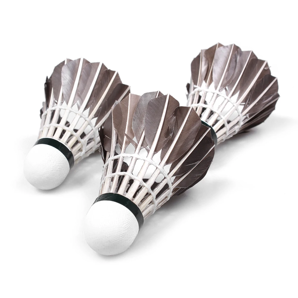 12 шт/баррель утки перо Бадминтон Воланы Крытый Открытый Спорт Обучение бадминтон