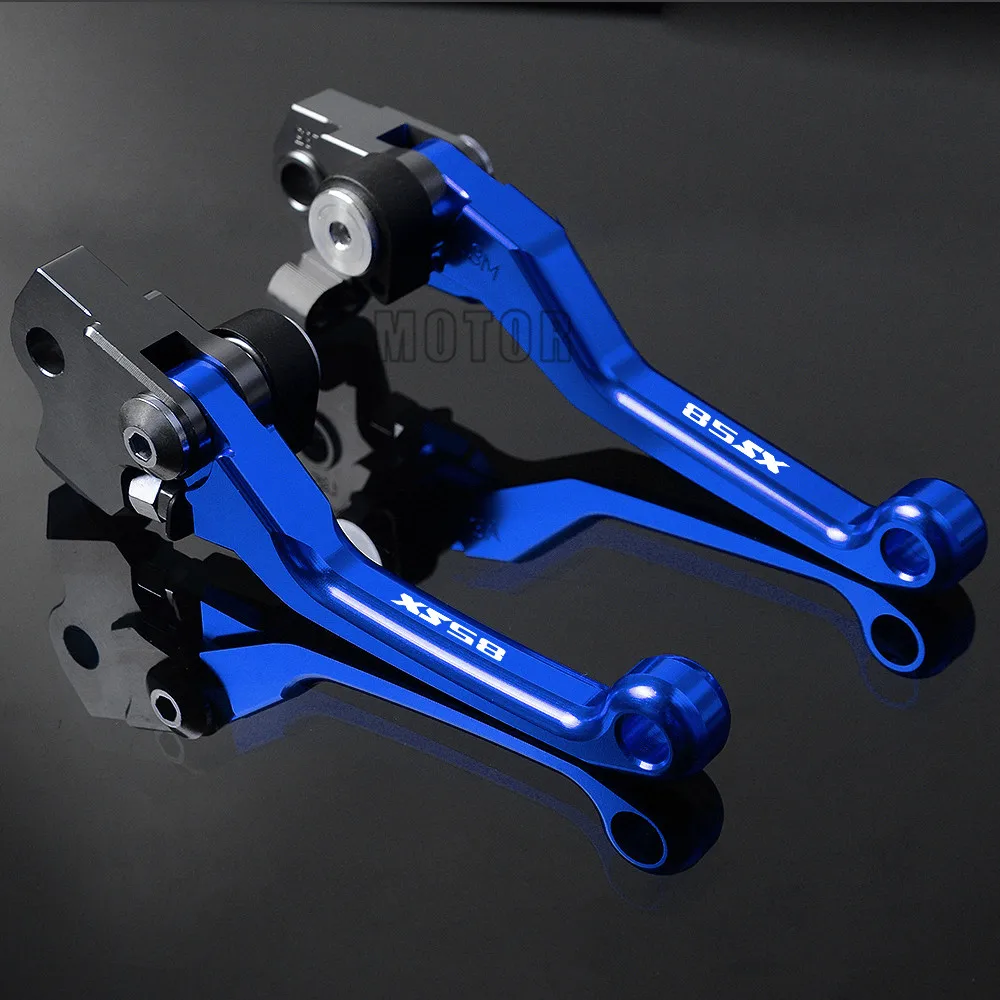 Для KTM 85SX 85 SX 2003-2011- CNC алюминиевый двигатель мотоцикла DirtBike Dirt Pit Bike Мотокросс Pivot Рычаги Тормозная система сцепления - Цвет: BU For 85SX 03-11