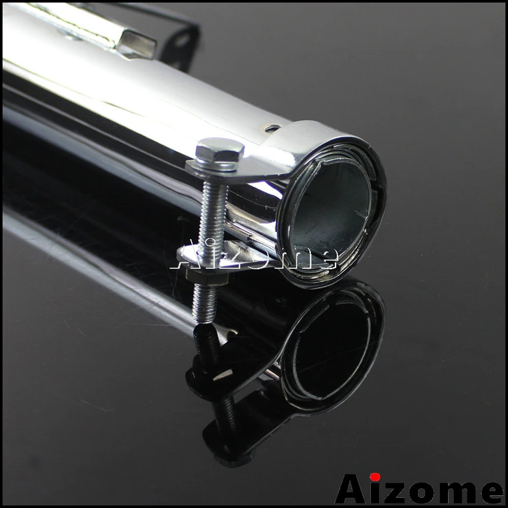 

Motorcycle Megaphone Trumpet Exhaust Muffler Pipe Tulip Exhaust Silencer For BMW Honda Triumph Scrambler Bobber Cafe Racer