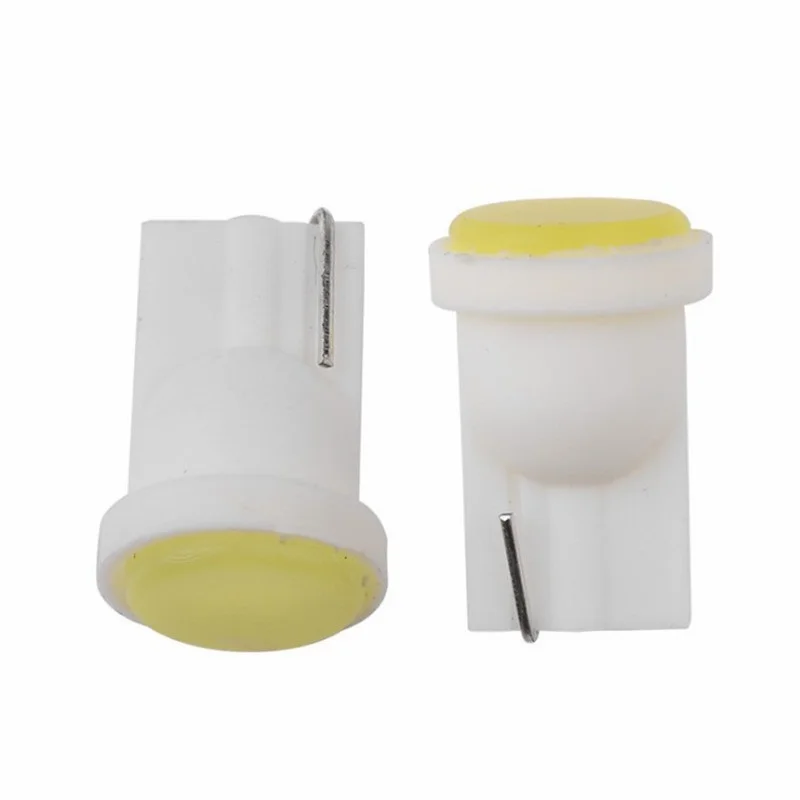 10 шт. автомобильный led 12 В T10 W5W COB 194 168 1 5 W керамический корпус клиновидный боковой