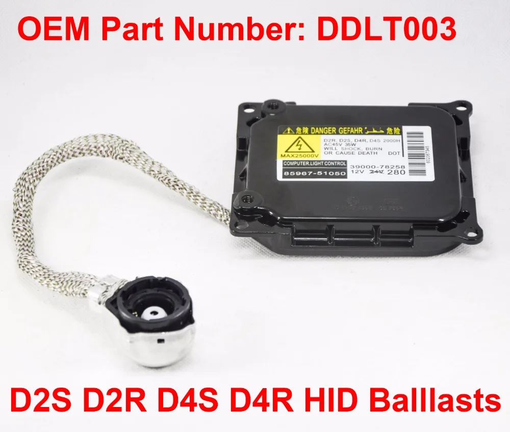 Ксеноновый балласт 2 шт. 35 Вт D2R D2S D4R D4S OEM HID с блоком контроля зажигания DDLT003 85967 51050