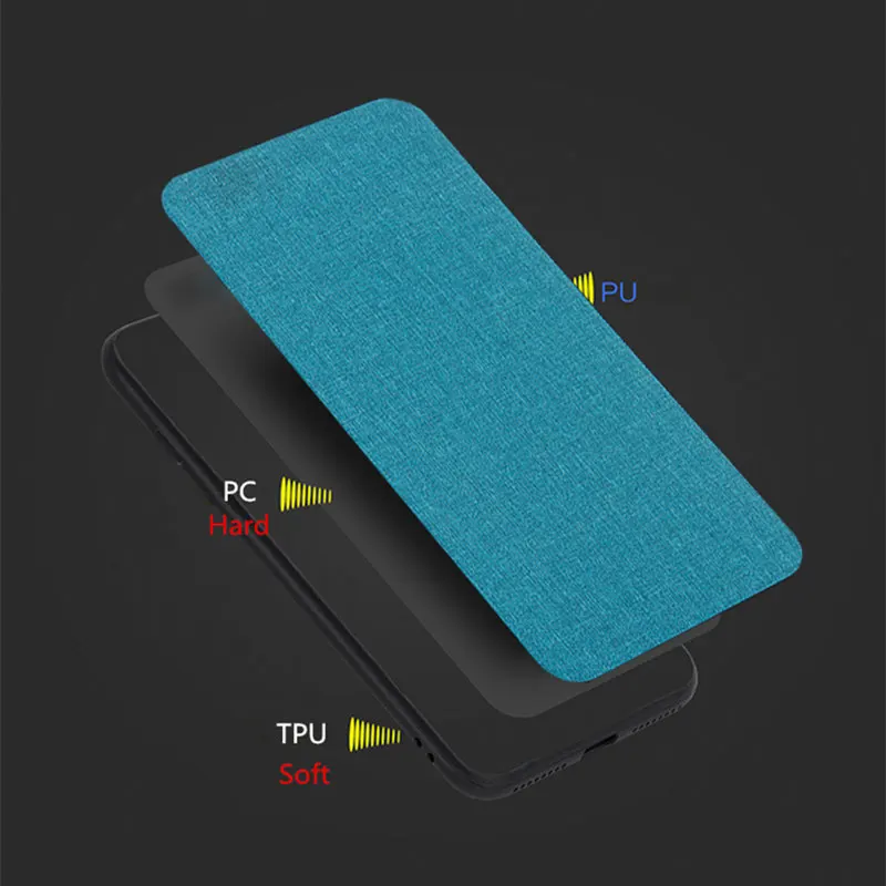 Чехол NTSPACE из искусственной кожи и ткани для iPhone X XS Max XR противоударный деловой