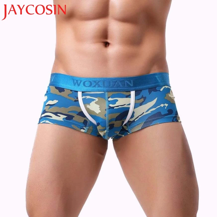 JAYCOSIN/Новинка 2018 модные мужские шорты мягкое нижнее белье с камуфляжным принтом